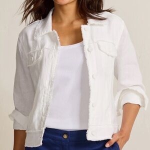 Tommy Bahama Women's Linen Raw Edge Jacket